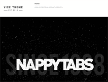 Tablet Screenshot of nappytabs.com